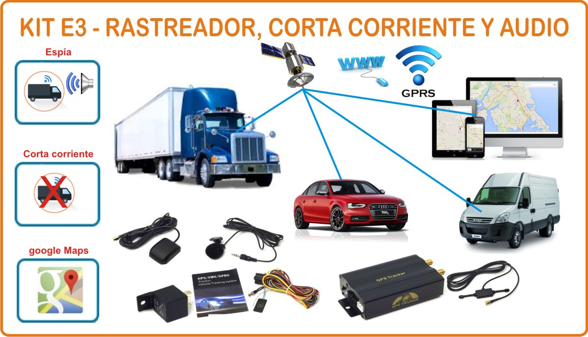 Rastreador satelital, Gps tracker para autos y flotas sin pagos mensuales  ni contratos